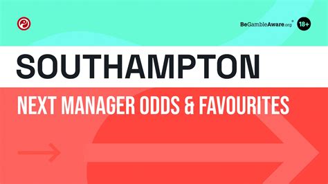 southampton manager odds|next saints manager.